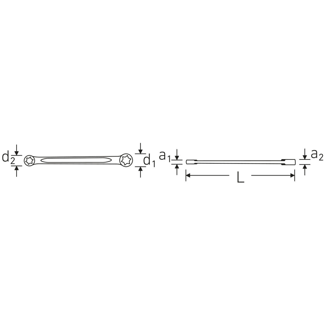Stahlwille 41252024 Double ended ring Spanner