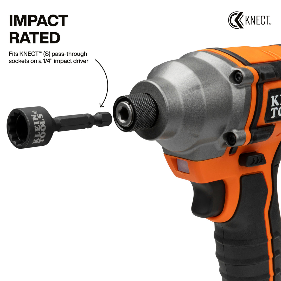 Klein Tools 65KADPS KNECT (S) Impact Socket Adapter Set