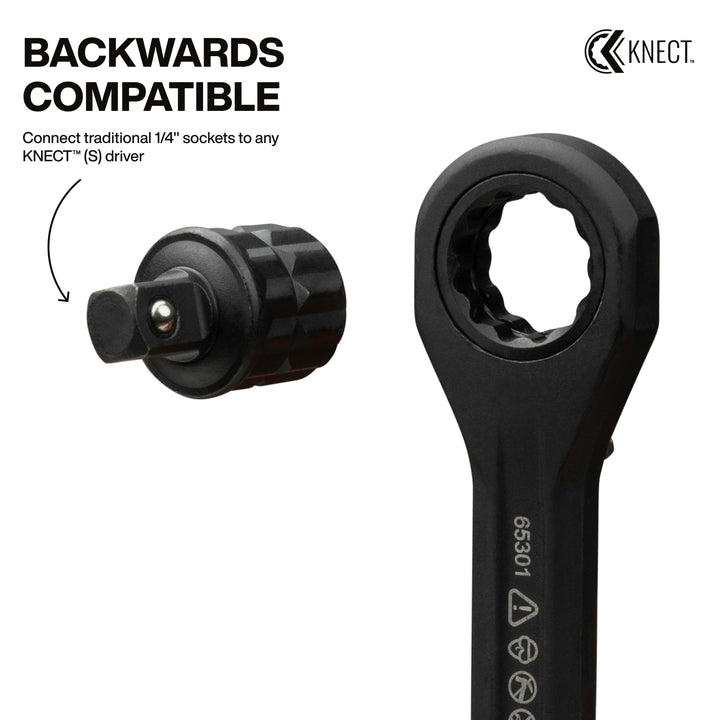 Klein Tools 65KADPS KNECT (S) Impact Socket Adapter Set