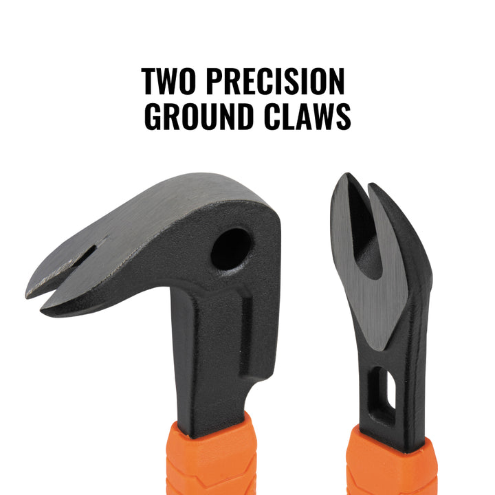 Klein Tools 66091 Nail Puller with Integrated Dimpler, 8"