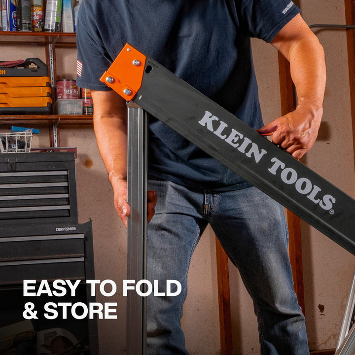 Klein Tools 66187 Fixed-Leg Saw Horse, 2-Pack