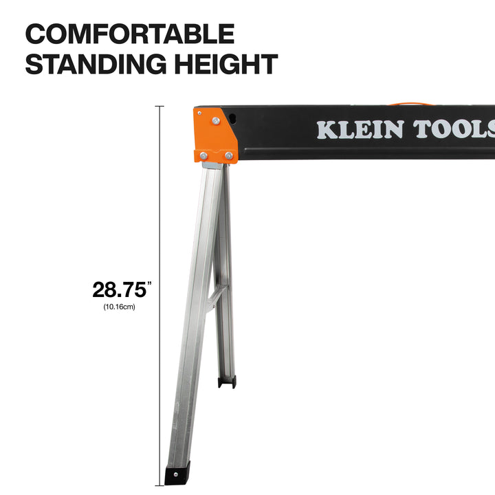 Klein Tools 66187 Fixed-Leg Saw Horse, 2-Pack