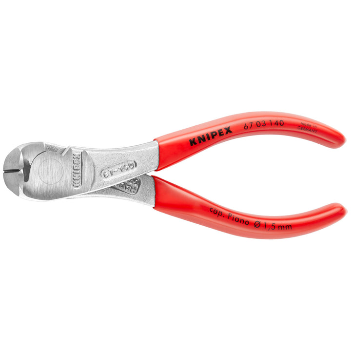 Knipex 67 03 140 5 1/2" High Leverage End Cutting Nippers