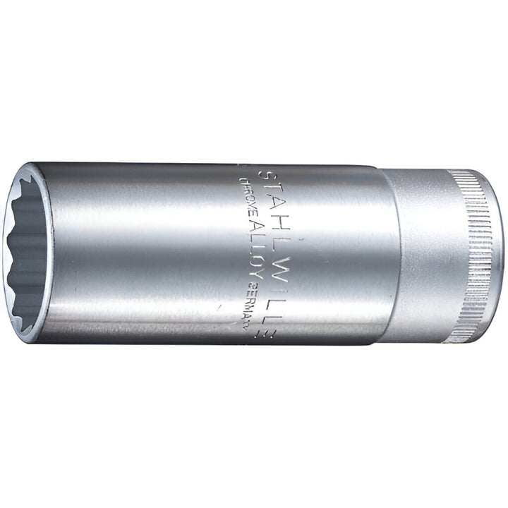 Stahlwille 03020024 51 1/2" Extra Deep 12-pt Socket, 24 mm