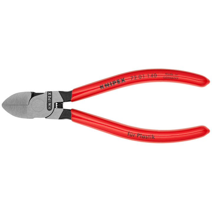 Knipex 72 01 140 5 1/2" Diagonal Pliers for Flush Cutting Plastics