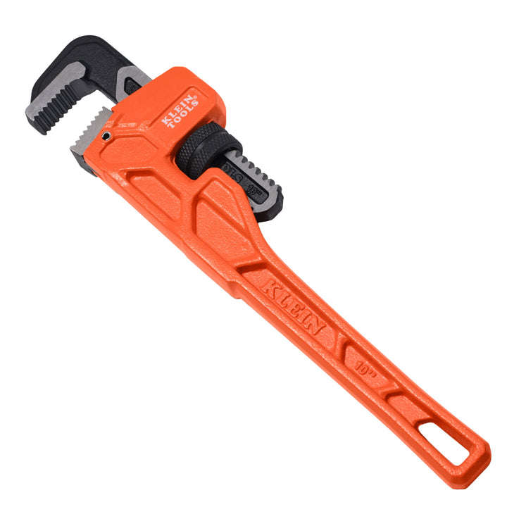 Klein Tools 68210 Adjustable Cast Iron Pipe Wrench, 10-Inch