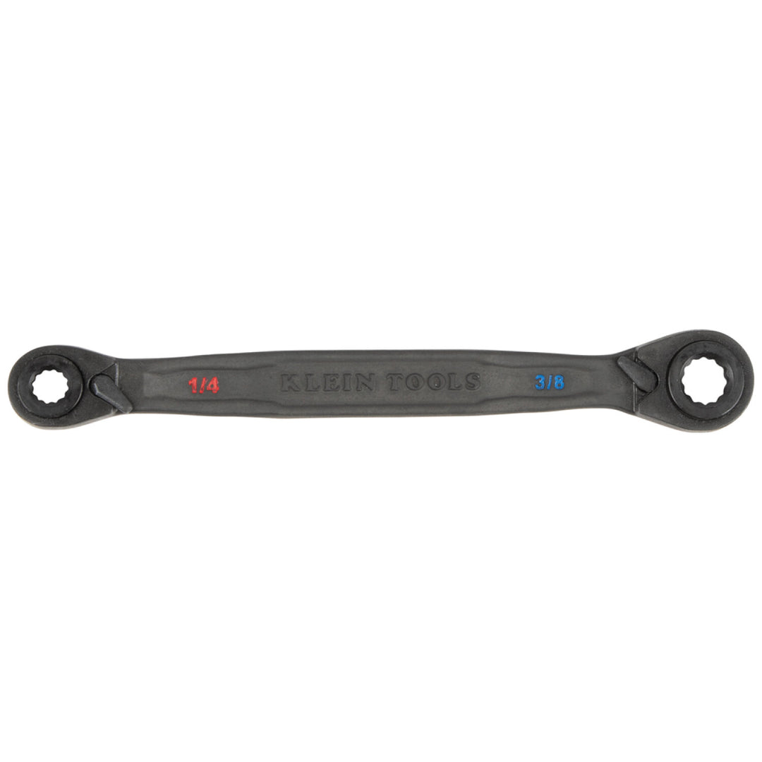 Klein Tools 68216 4-in-1 Ratcheting Wrench Set, SAE, 2 Pc.
