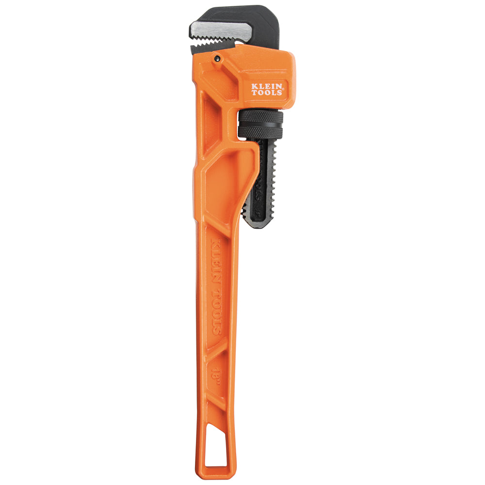 Klein Tools 68228 Adjustable Cast Iron Pipe Wrench, 18"