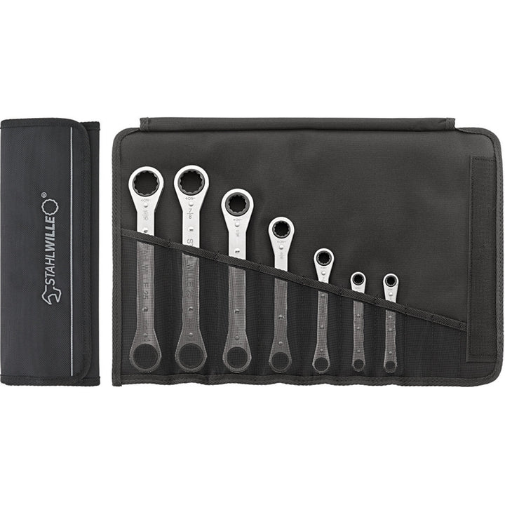 Stahlwille 96411302 25/4 Ratchet ring Spanner Set