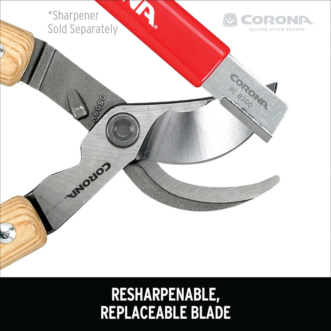 Corona WL 3351 Wooden Handle Bypass Lopper, 26 in. 1-1/2 in. Cut Capacity