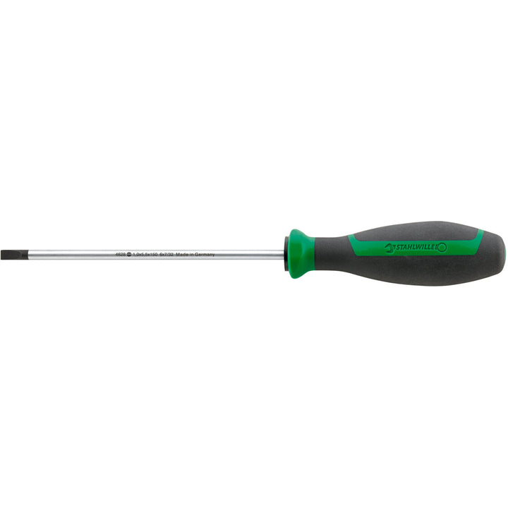 Stahlwille 46283055 4628 DRALL+ Slotted Screwdriver, 5.5 x 150 mm