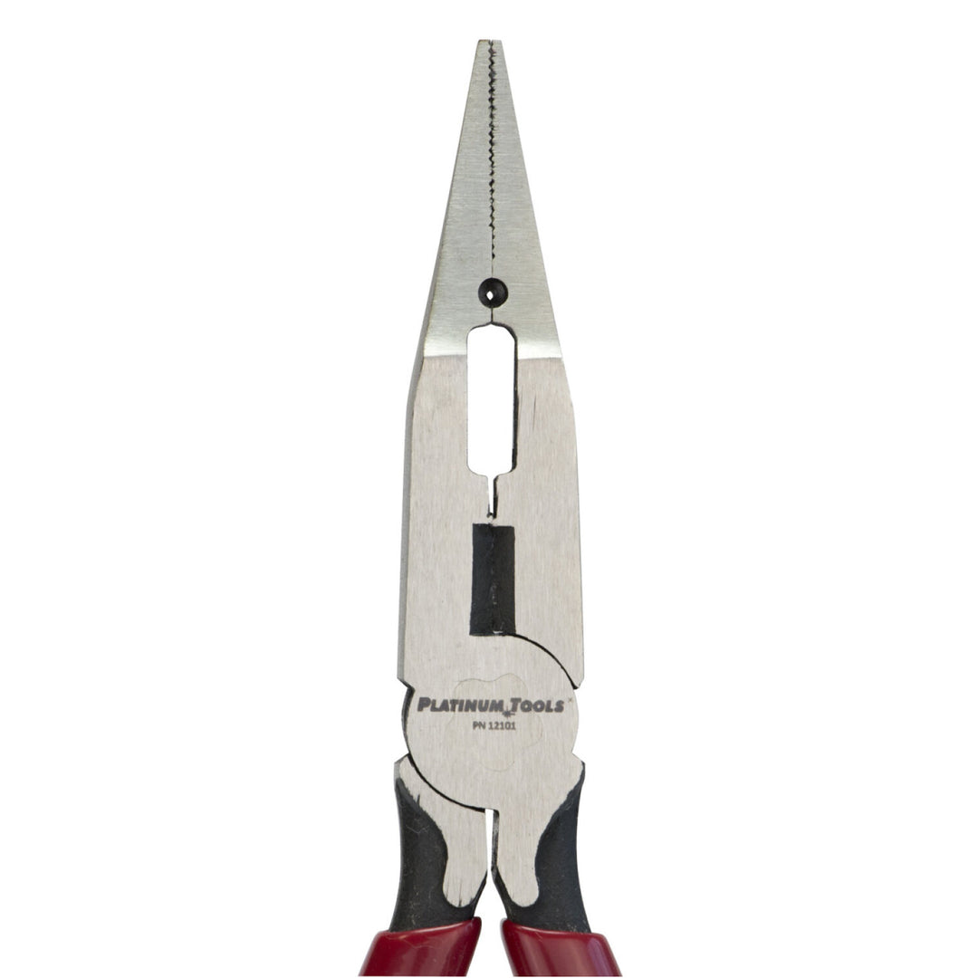 Platinum Tools 12101C Pliers, 7″ Long Nose Crimping