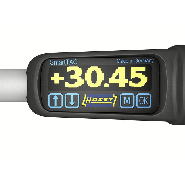 Hazet 7292-5STAC 14 x 18 mm insert square ∙ hollow ∙ 1/2 inch (12.5 mm) square ∙ solid Electronic torque wrench with built-in angle gauge ∙ 20 – 200 Nm ∙ 15 – 150 lbf.ft ∙ ±1%