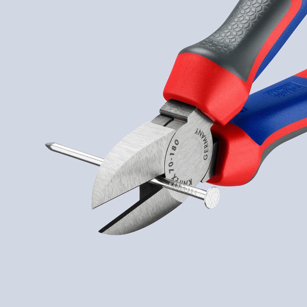 Knipex 70 02 180 KnipeXtend Diagonal Cutters, 7 1/4"