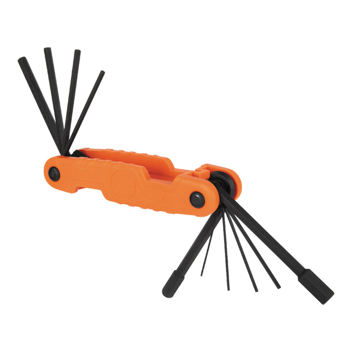 Klein Tools 70550M Pro Folding Hex Key Set, Metric, 10-Keys