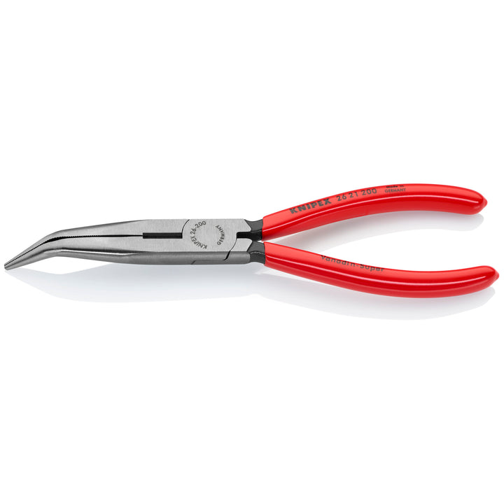 Knipex 26 21 200 8" Long Nose 40° Angled Pliers with Cutter