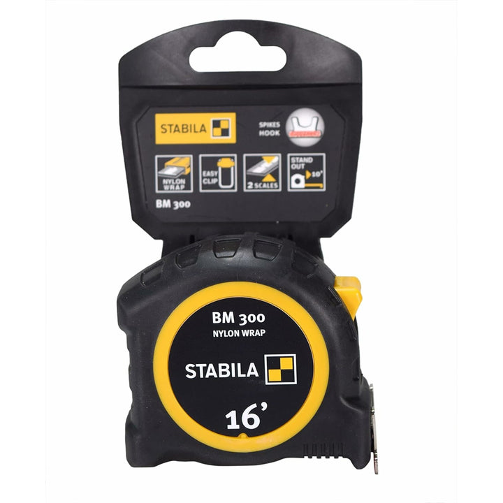 Stabila 30516 Pocket tape BM 300, imperial scale 16 ft.