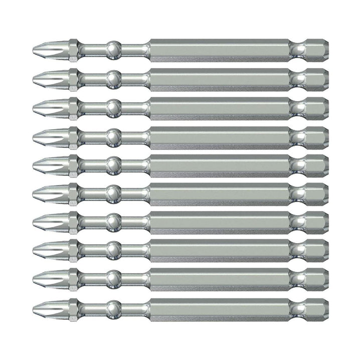 Vessel Tools IBPH2150P10K Impact Ball Torsion Bits PH2 x 150, 10 pack