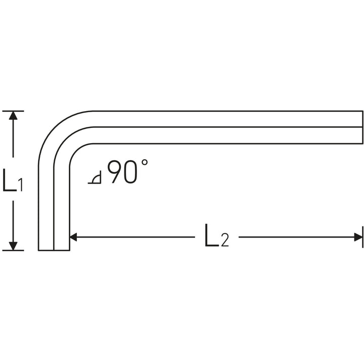 Stahlwille 43153008 Hexagon Key Wrench, 8 mm
