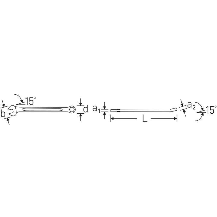 Stahlwille 40094545 4.5mm Combination Spanner