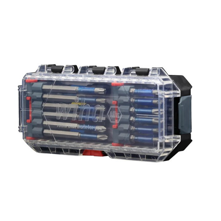 Wiha Tools 76821 TerminatorBlue Impact Bit Set with Nut Setters & Adapter, 24 Pc.