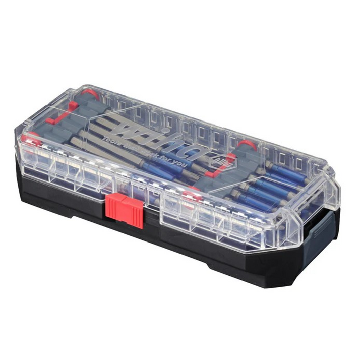 Wiha Tools 76821 TerminatorBlue Impact Bit Set with Nut Setters & Adapter, 24 Pc.