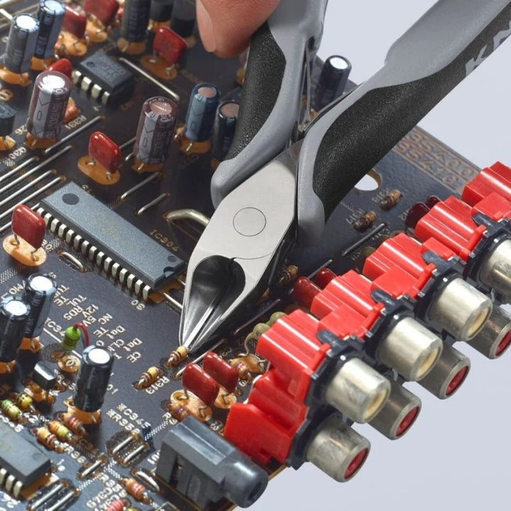 Knipex 77 42 130 ESD 5 1/4" Electronics Diagonal Cutters, ESD Handles