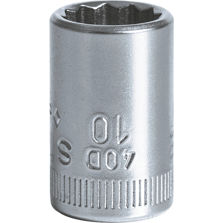 Stahlwille 01030010 40D Bi-Hex 12-pt Socket 10 mm x 1/4 Inch Drive