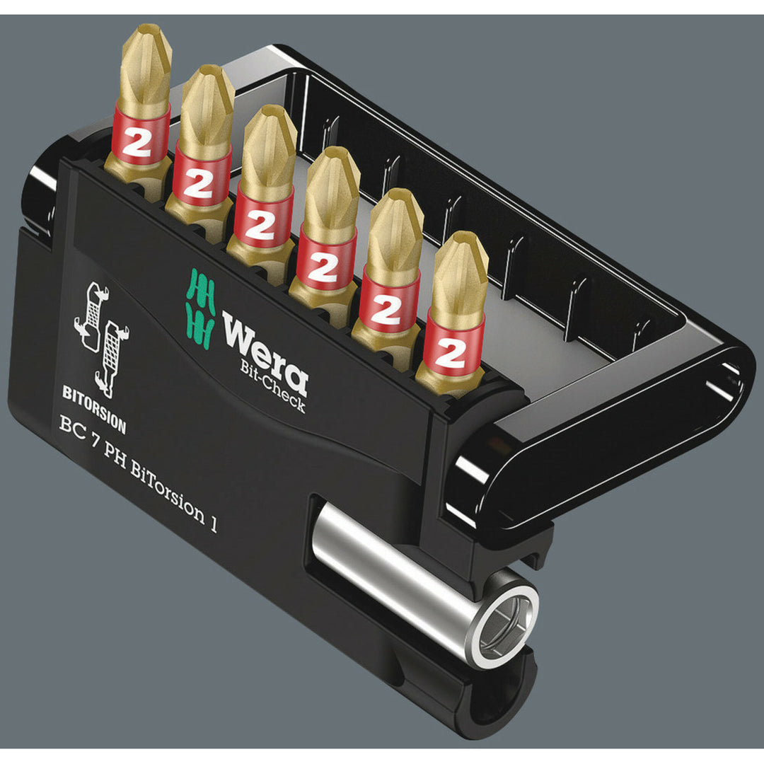 Wera Bit-Check 7 PH BiTorsion 1, 7 pieces