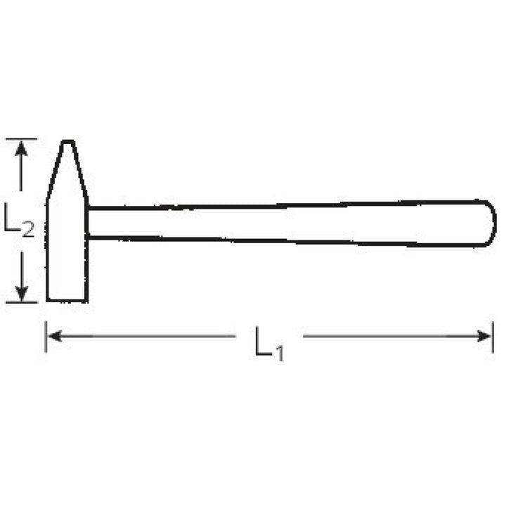 Stahlwille 70110016 10961 1500 G Engineers Hammer