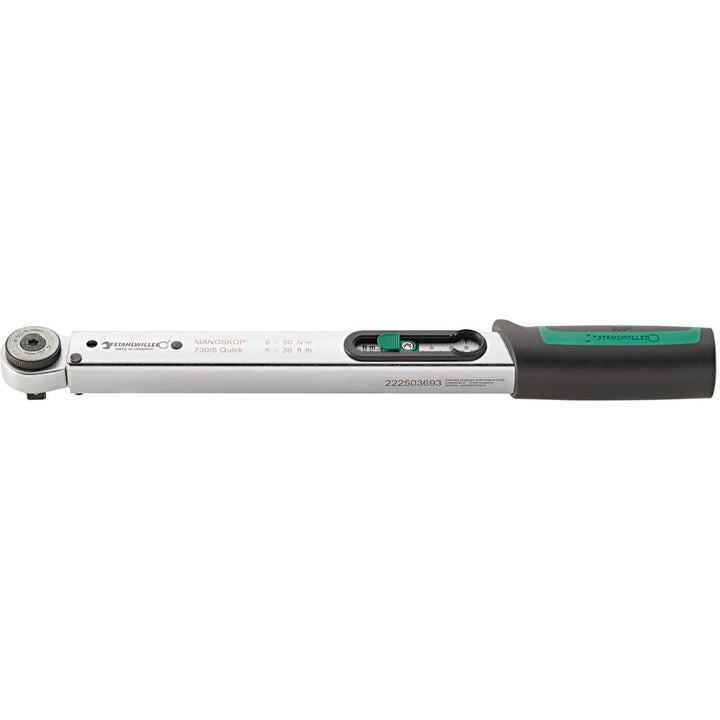 Stahlwille 96504005 730R/5 MANOSKOP 3/8" Drive Torque Wrench