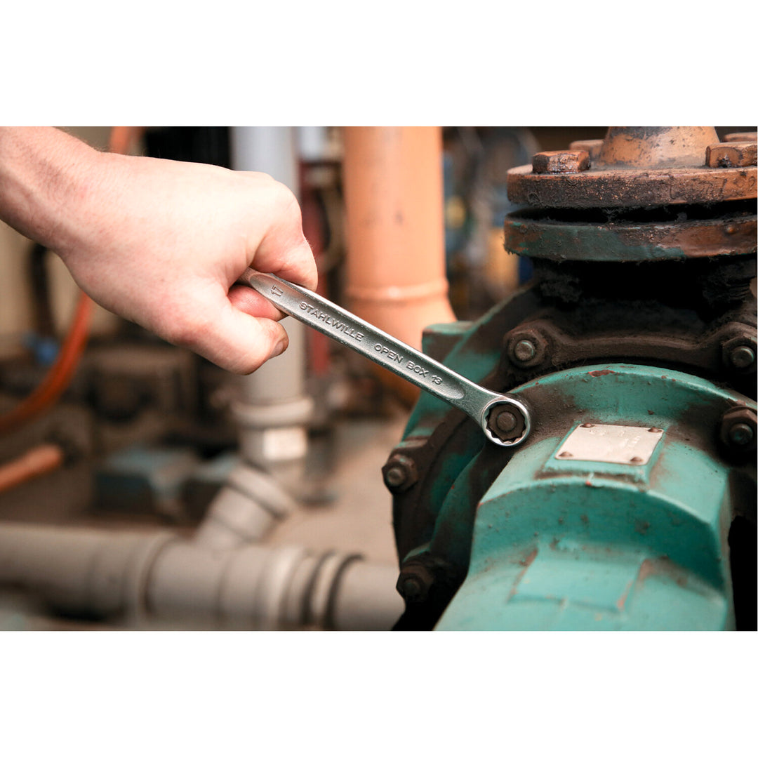 Stahlwille 96401004 14/15 Combination Spanner Set, long