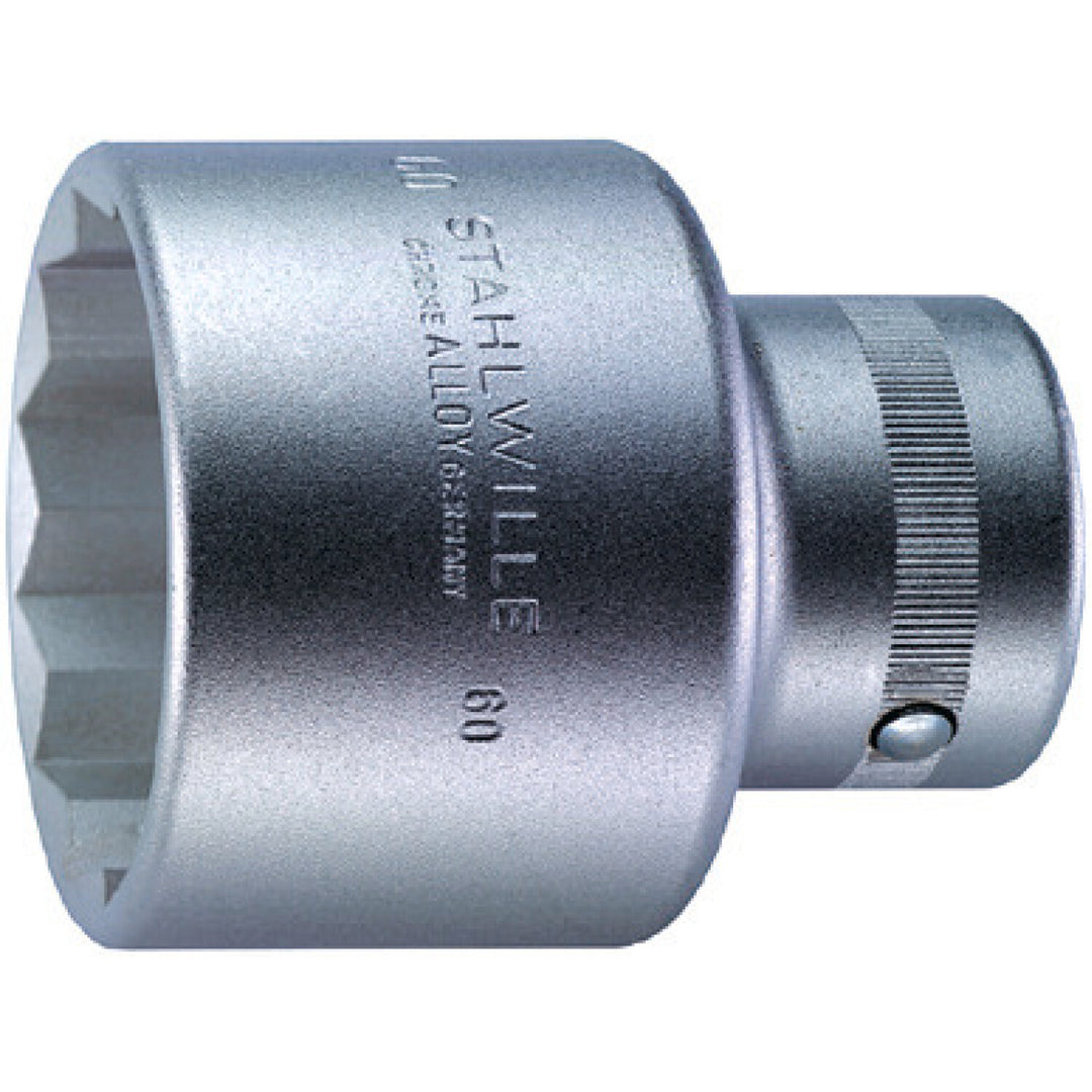 Stahlwille 06010032 Bi-Hex 60 1" Drive 12-pt Socket 32 mm