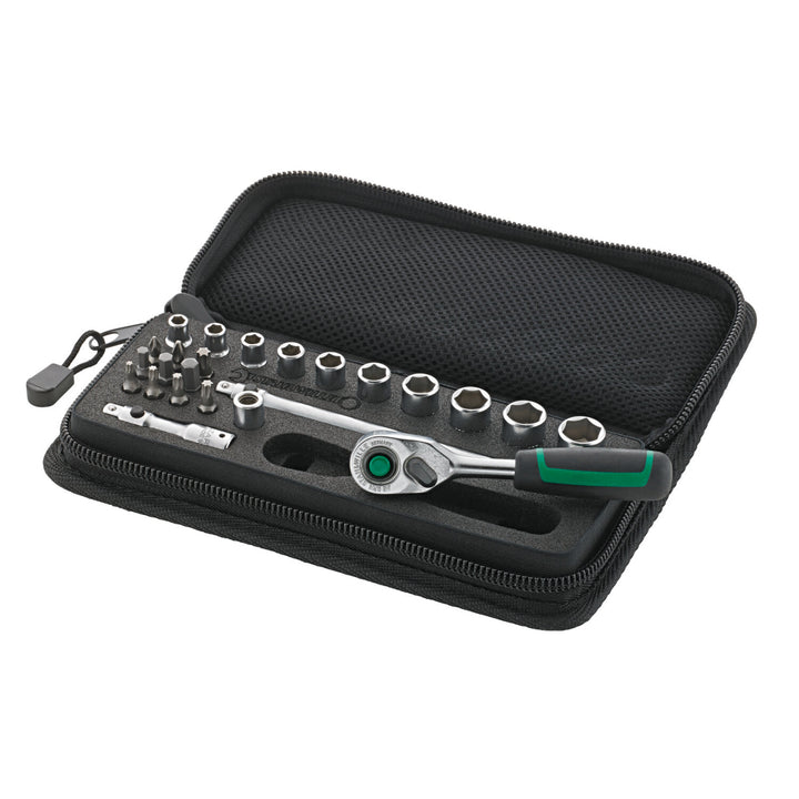 Stahlwille 96010127  1/4" Hex Socket Set with Ratchet - 24 Pieces
