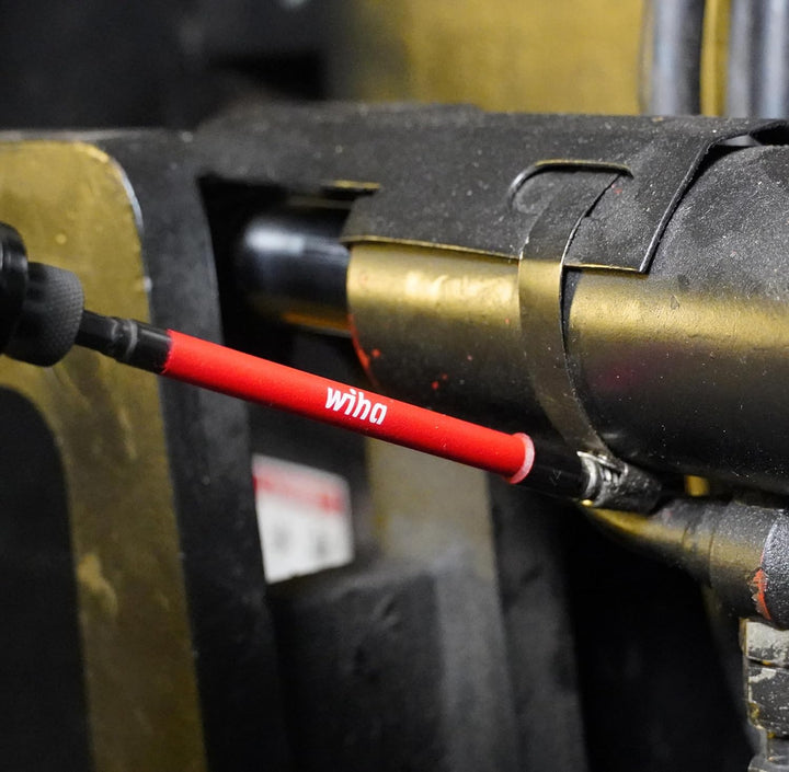 Wiha 94400 12 Piece Color Coded Magnetic Nut Setter SAE-Metric Set in Roll-up Pouch