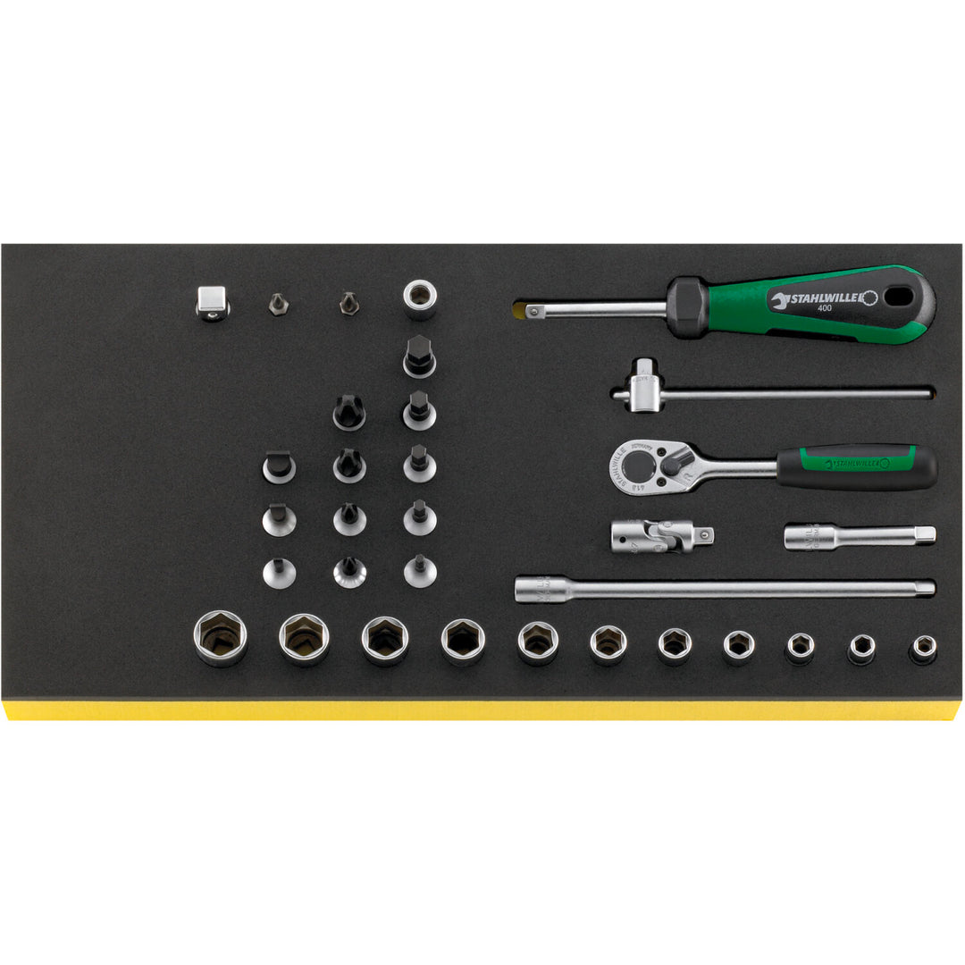 Stahlwille 96830217 TCS 40/41/44/8 1/4 tools in TCS inlay