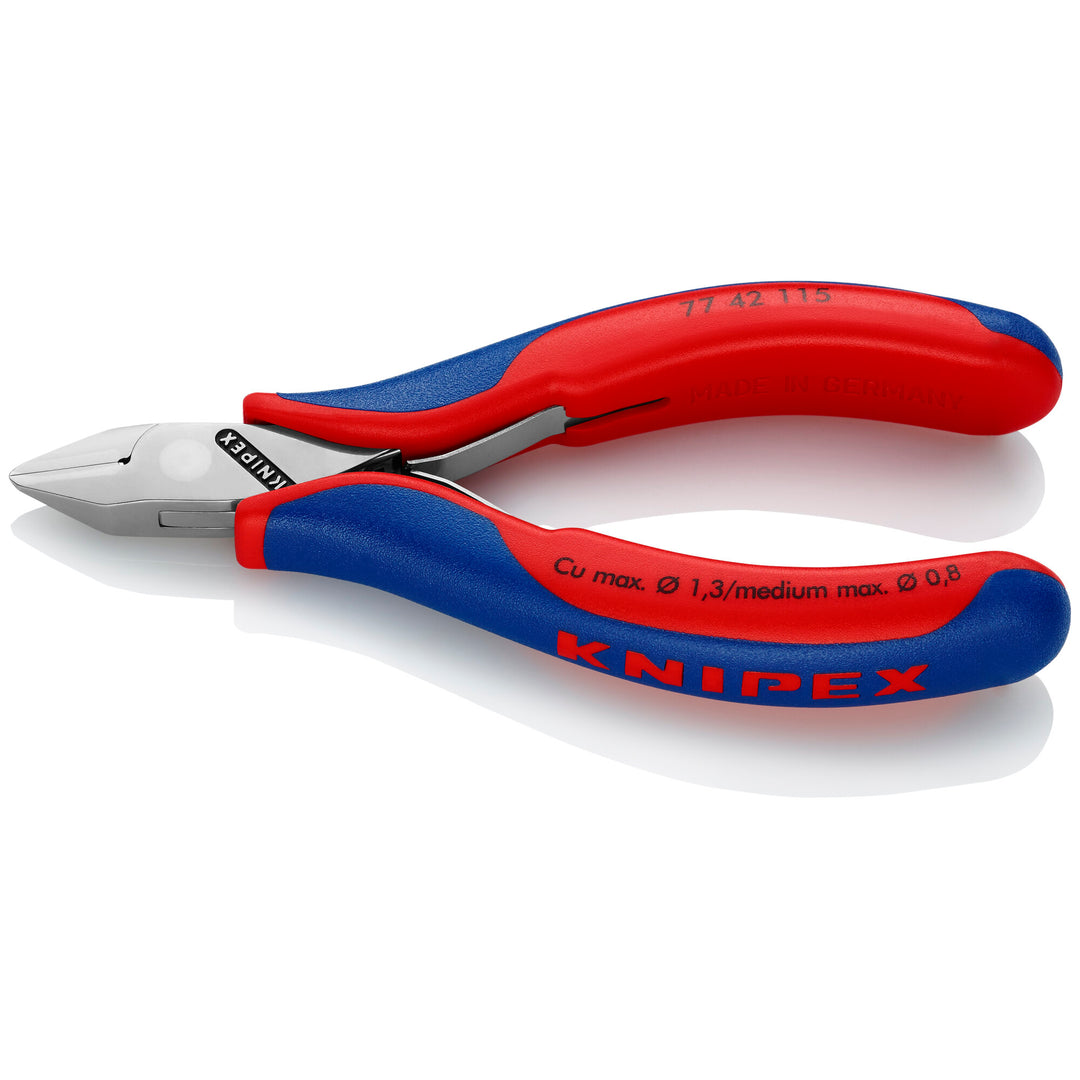 Knipex 77 42 115 4 1/2" Electronics Diagonal Cutters