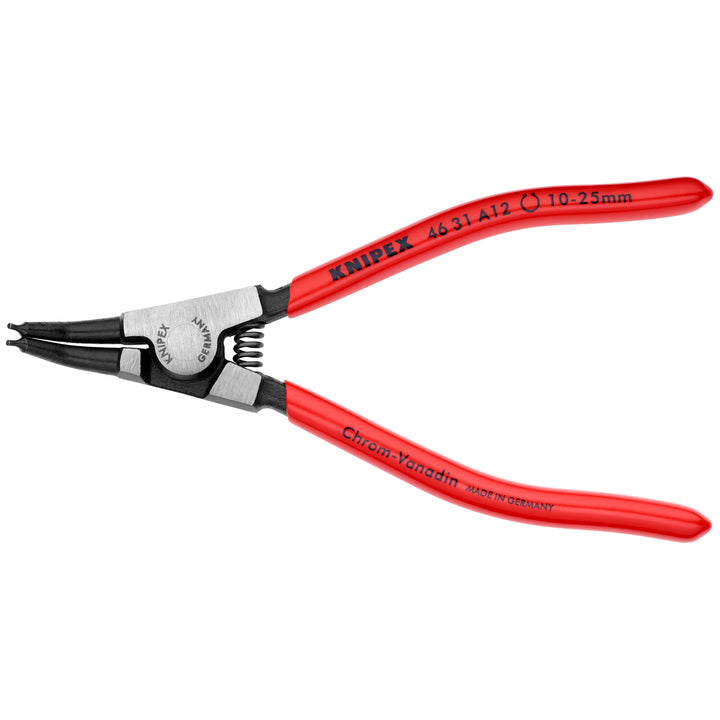 Knipex 46 31 A12 SBA 5 1/2" External 45° Angled Snap Ring Pliers-Forged Tips
