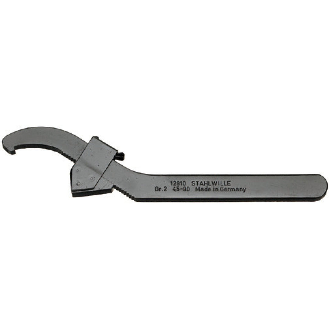 Stahlwille 44010003 12910 Adjustable hook Spanner, 95-165 mm