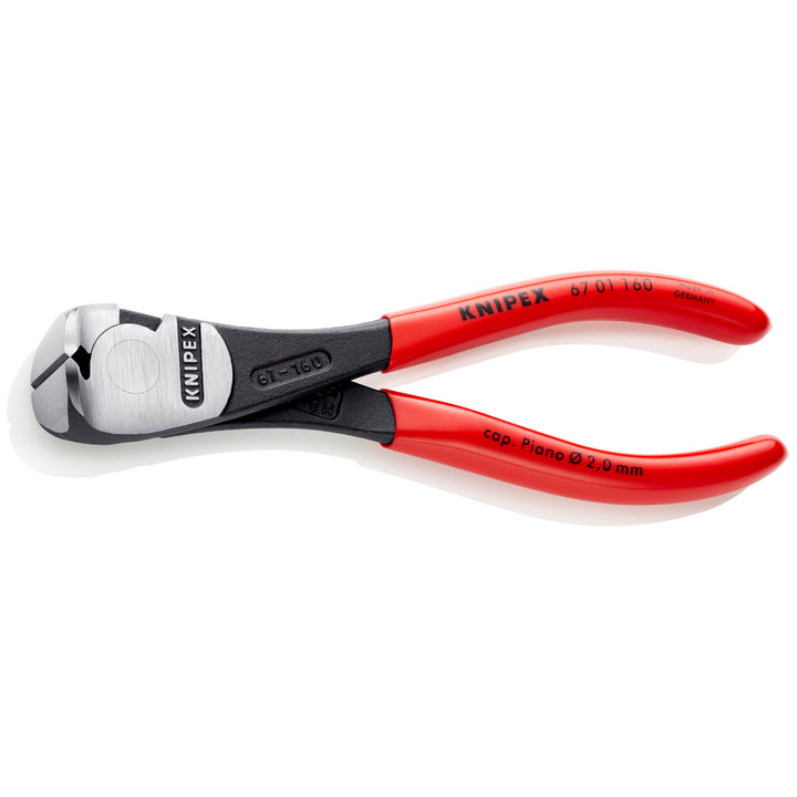 Knipex 67 01 160 6 1/4" High Leverage End Cutting Nippers