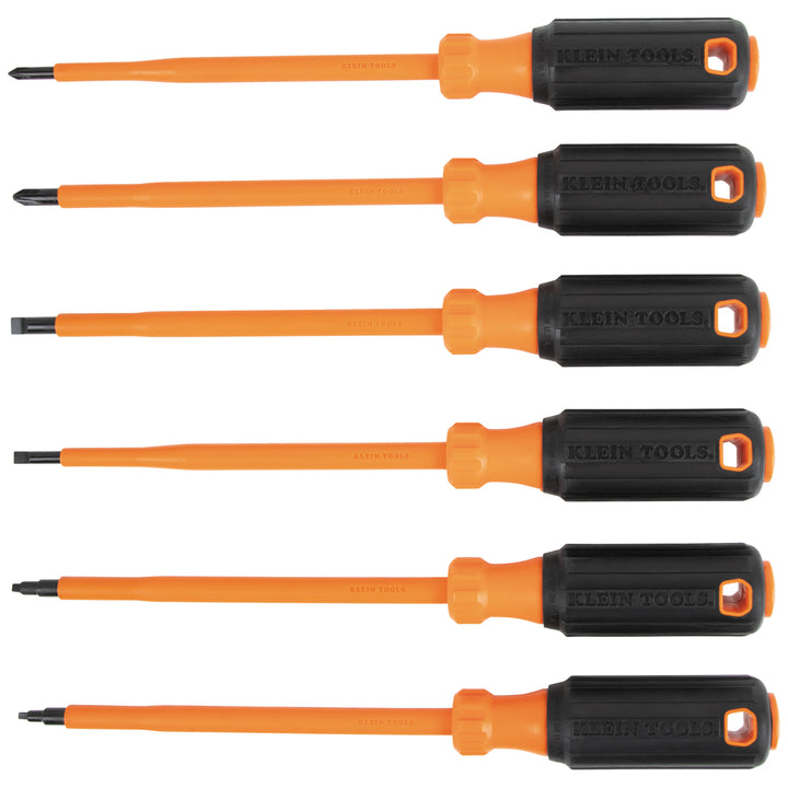Klein Tools 85077INSR Insulated Screwdriver Set Plus Magnetizer, 7 Pc.
