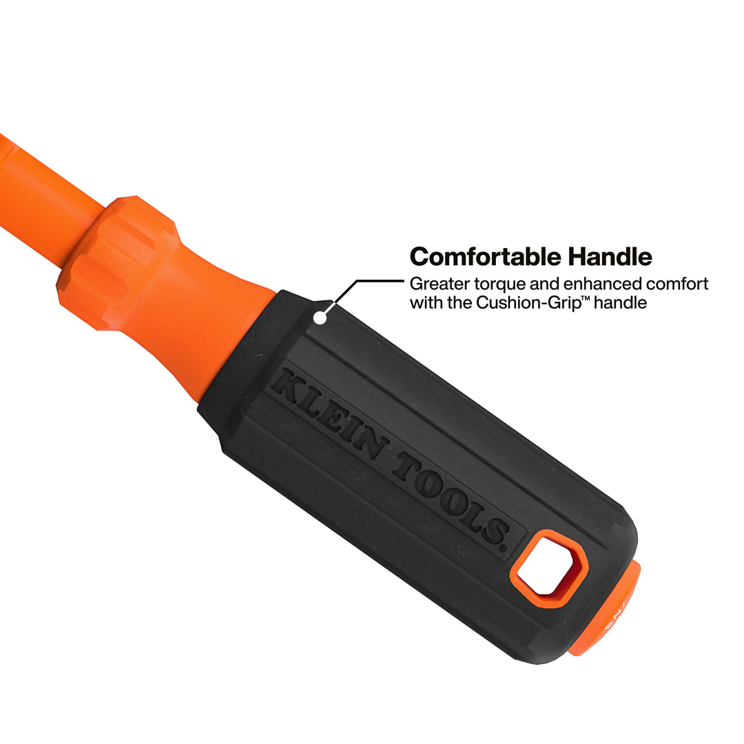 Klein Tools 85156KINS Insulated Hooded Screw Holding Screwdriver Set, 6 Pc.