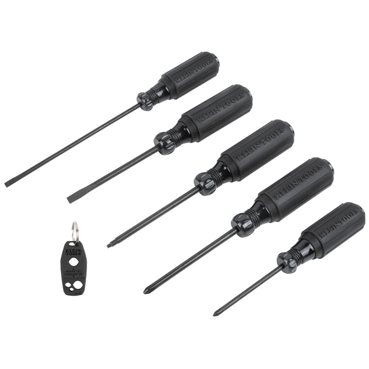 Klein Tools 85446BLK Limited Edition Blackout Screwdriver Set, 6 Pc.