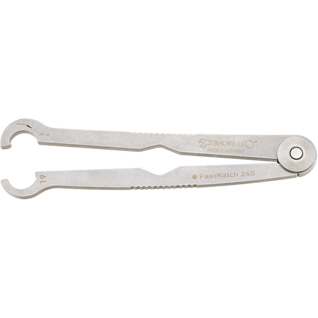 Stahlwille 41101919 240 Ratchet wrench FastRatch, 19mm