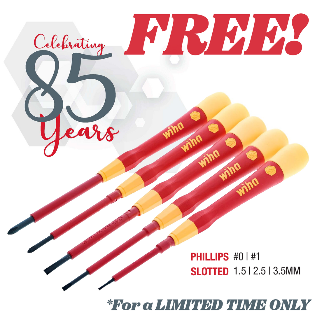 Wiha Tools 32800 80 Piece Master Electrician's Insulated Tools Set In Rolling Hard Case