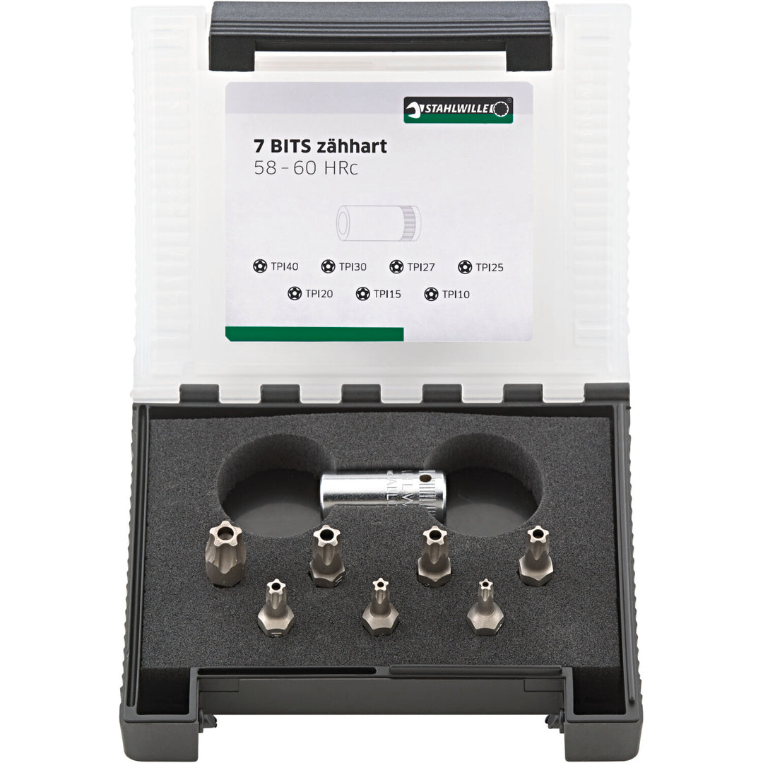 Stahlwille 96081113 1204/8 5-star Security Five Lobe Insert Bit Set