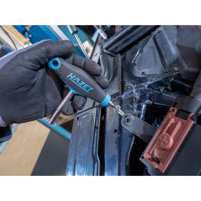 Hazet 866BH-4 Double Bit Holder with T-Handle