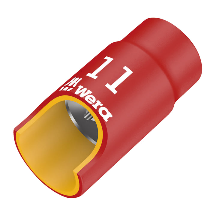 Wera 8790 B VDE Zyklop 3/8" socket, insulated, 11 x 46 mm