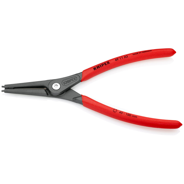 Knipex 49 11 A3 9" External Precision Snap Ring Pliers