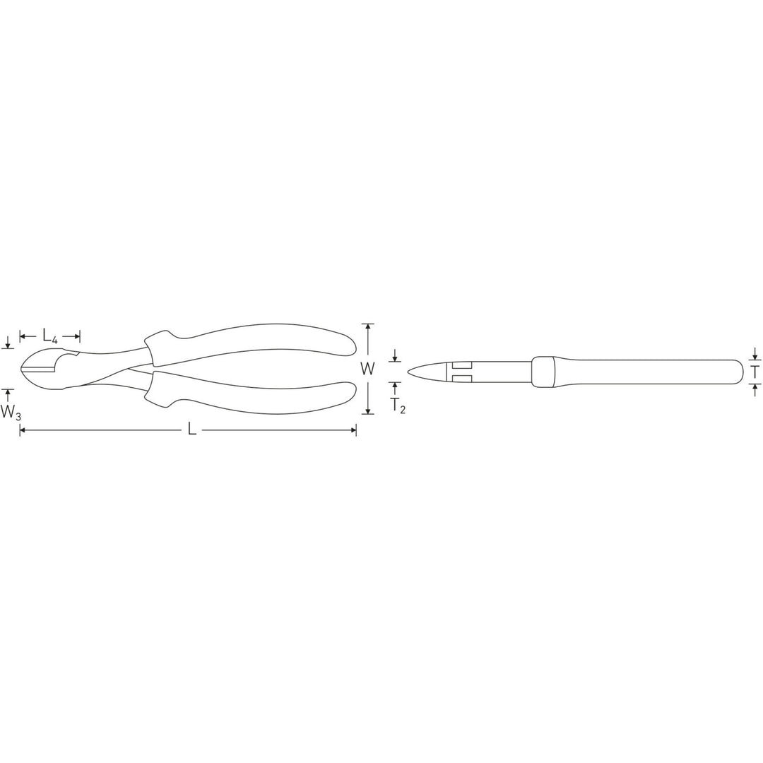 Stahlwille 67211200 Heavy duty side cutter
